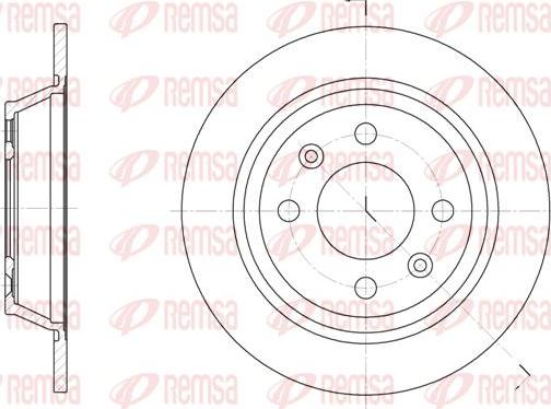 Kawe 6195 00 - Спирачен диск vvparts.bg