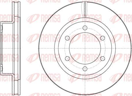 Kawe 61952 10 - Спирачен диск vvparts.bg