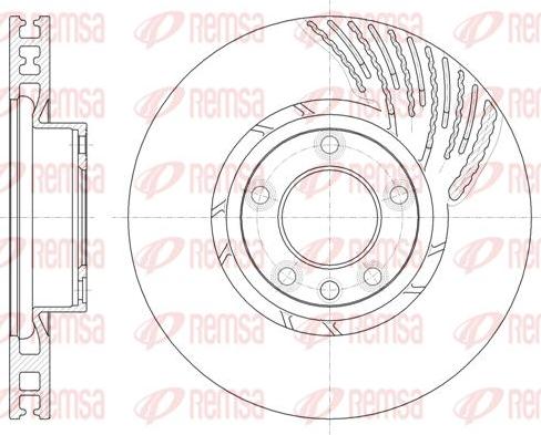 Kawe 61908 10 - Спирачен диск vvparts.bg