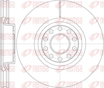 Kawe 61987 10 - Спирачен диск vvparts.bg