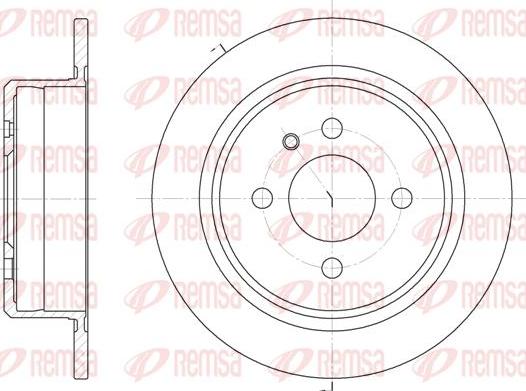 Kawe 6197 00 - Спирачен диск vvparts.bg