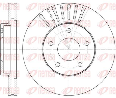 Kawe 61973 10 - Спирачен диск vvparts.bg