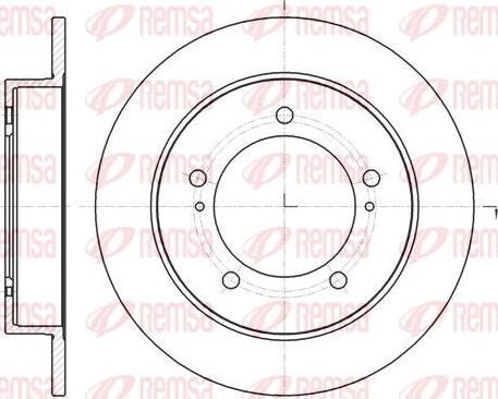 Kawe 61490 00 - Спирачен диск vvparts.bg