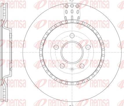 Kawe 61492 10 - Спирачен диск vvparts.bg