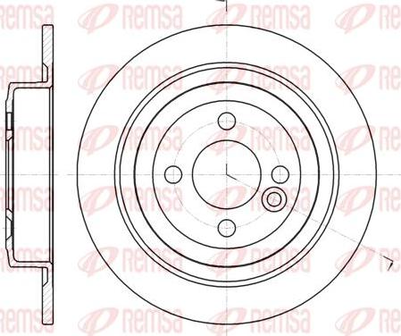 Kawe 61443 00 - Спирачен диск vvparts.bg