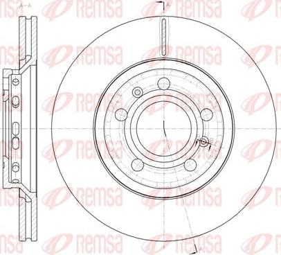 Kawe 61447 10 - Спирачен диск vvparts.bg