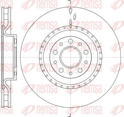 Kawe 61458 10 - Спирачен диск vvparts.bg