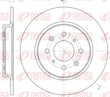 Kawe 61461 00 - Спирачен диск vvparts.bg