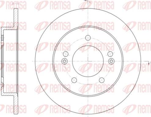 Kawe 61432 00 - Спирачен диск vvparts.bg