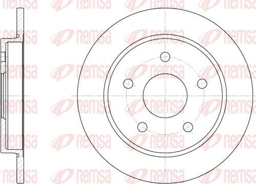 Kawe 6147 00 - Спирачен диск vvparts.bg