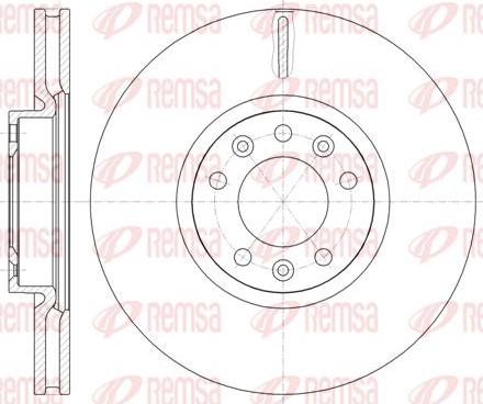 Kawe 61472 10 - Спирачен диск vvparts.bg