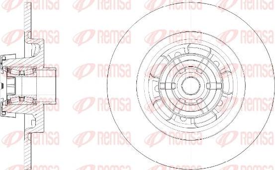 Kawe 61591 20 - Спирачен диск vvparts.bg