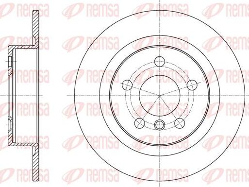 Kawe 61597 00 - Спирачен диск vvparts.bg