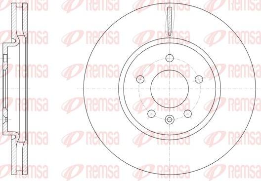 Kawe 61541 10 - Спирачен диск vvparts.bg