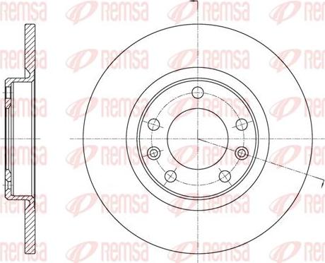 Kawe 61555 00 - Спирачен диск vvparts.bg