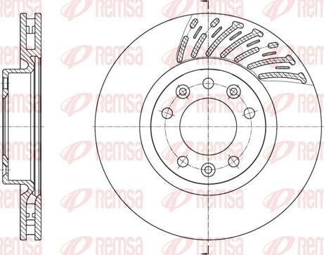 Kawe 61556 10 - Спирачен диск vvparts.bg