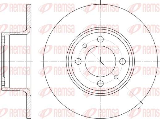 Kawe 6156 00 - Спирачен диск vvparts.bg