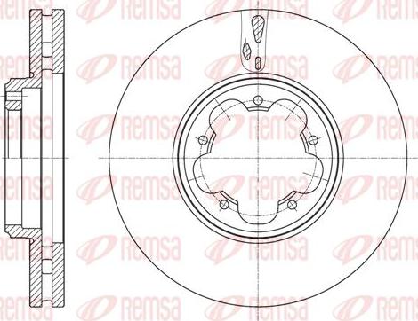 Kawe 61563 10 - Спирачен диск vvparts.bg