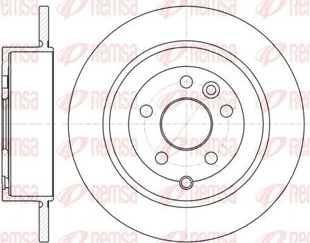 Kawe 61516 00 - Спирачен диск vvparts.bg