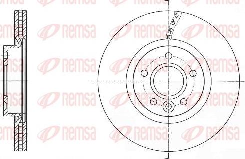 Kawe 61589 10 - Спирачен диск vvparts.bg