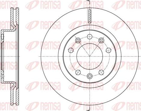 Kawe 61584 10 - Спирачен диск vvparts.bg