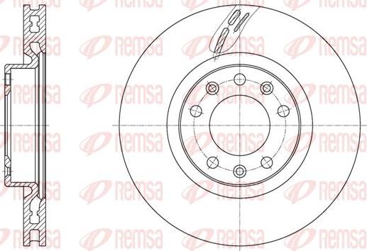 Kawe 61583 10 - Спирачен диск vvparts.bg