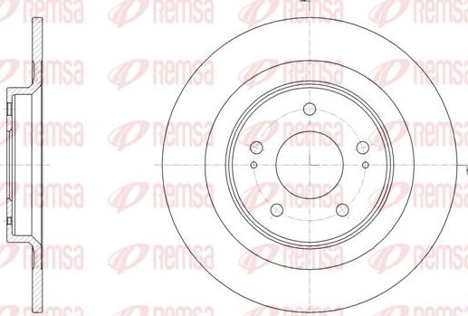 Kawe 61528 00 - Спирачен диск vvparts.bg