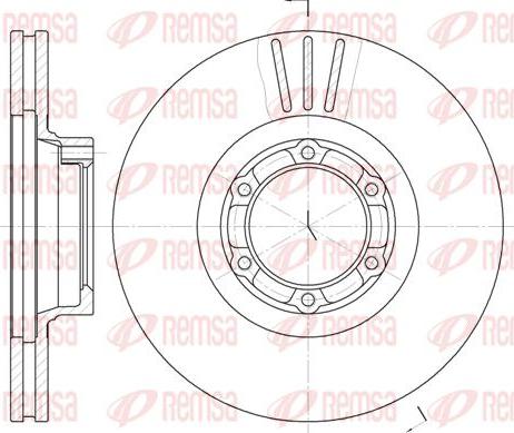 Kawe 6157 10 - Спирачен диск vvparts.bg