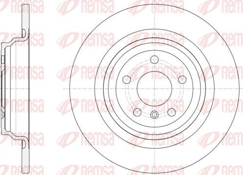 Kawe 61577 00 - Спирачен диск vvparts.bg