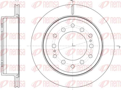 Kawe 61664 10 - Спирачен диск vvparts.bg