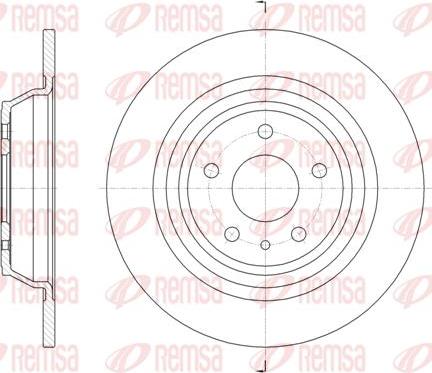 Kawe 61606 00 - Спирачен диск vvparts.bg