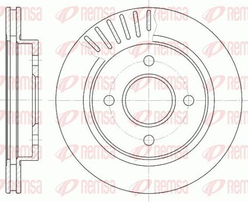 Kawe 6160 10 - Спирачен диск vvparts.bg