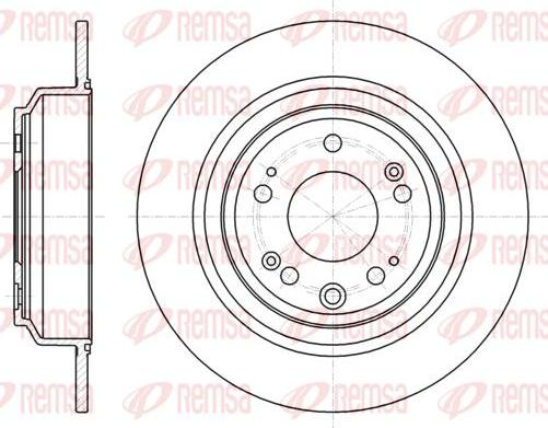 Kawe 61608 00 - Спирачен диск vvparts.bg