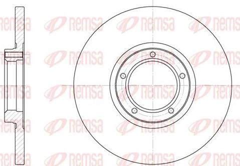 Kawe 6163 00 - Спирачен диск vvparts.bg