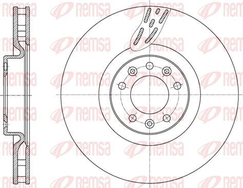 Kawe 61627 10 - Спирачен диск vvparts.bg