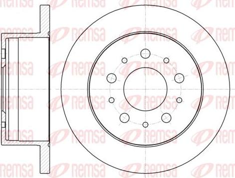 Kawe 61055 00 - Спирачен диск vvparts.bg