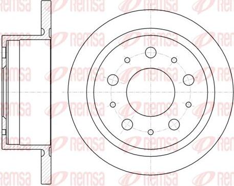 Kawe 61057 00 - Спирачен диск vvparts.bg