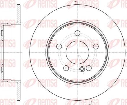 Kawe 61069 00 - Спирачен диск vvparts.bg