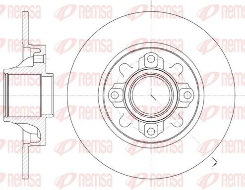 Kawe 61060 00 - Спирачен диск vvparts.bg