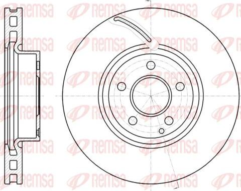 Kawe 61067 10 - Спирачен диск vvparts.bg