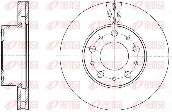 Kawe 61015 10 - Спирачен диск vvparts.bg