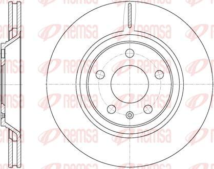 Kawe 61012 10 - Спирачен диск vvparts.bg