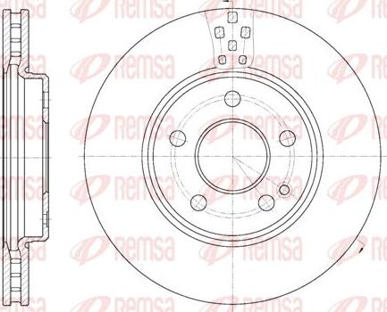 Kawe 61029 10 - Спирачен диск vvparts.bg