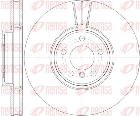 Kawe 61079 10 - Спирачен диск vvparts.bg