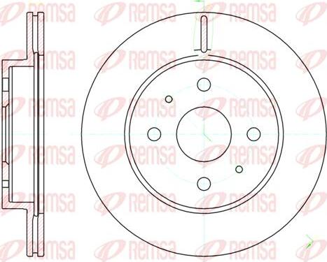 Kawe 61190 10 - Спирачен диск vvparts.bg