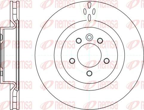 Kawe 61149 10 - Спирачен диск vvparts.bg