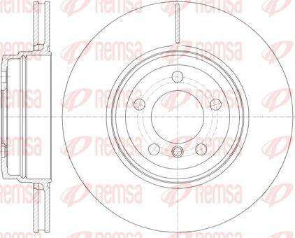 Kawe 61141 10 - Спирачен диск vvparts.bg