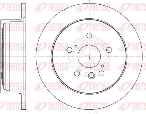 Kawe 61158 00 - Спирачен диск vvparts.bg