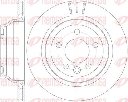 Kawe 61160 10 - Спирачен диск vvparts.bg