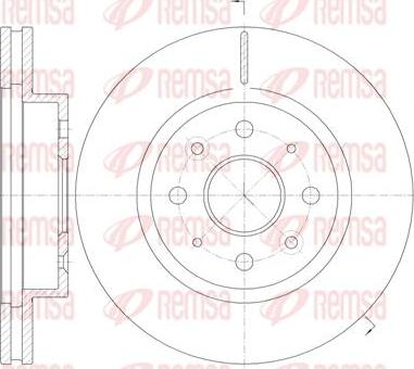 Kawe 61103 10 - Спирачен диск vvparts.bg